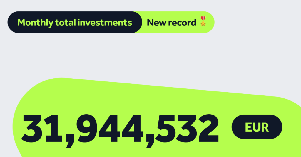 🏅NEW RECORD: Investments in January 2025