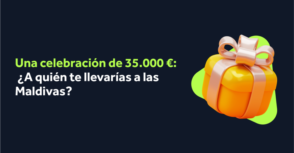 Una celebración de 35.000 €: ¿A quién te llevarías a las Maldivas?